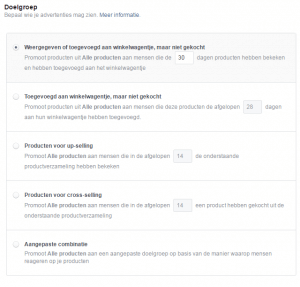 Adverteren op facebook: Doelgroepselectie