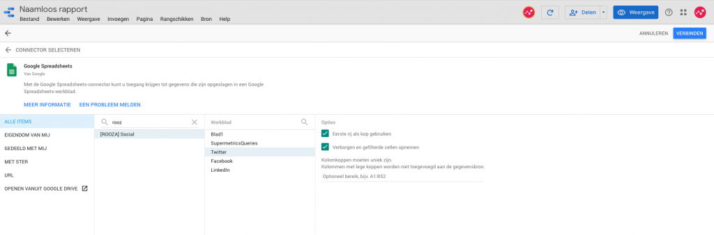 Social media dashboard in 3 eenvoudige stappen