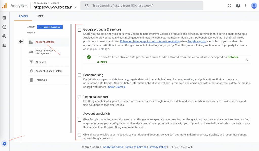 Privacyvriendelijk instellen Google Analytics