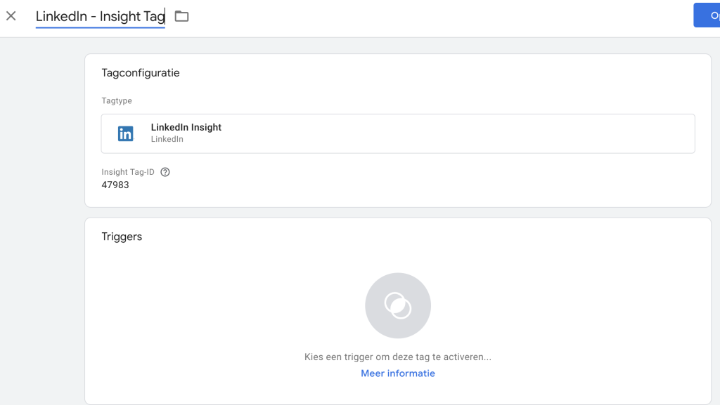 LinkedIn Ads conversies meten met Google Tag Manager
