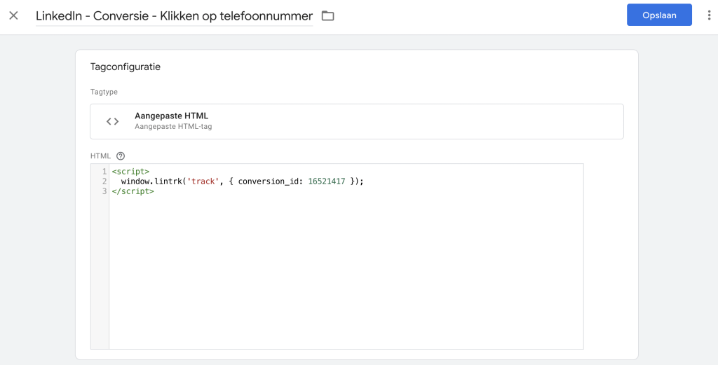 LinkedIn Ads conversies meten met Google Tag Manager
