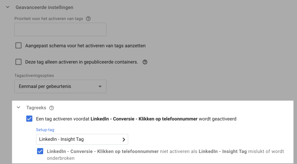 LinkedIn Ads conversies meten met Google Tag Manager