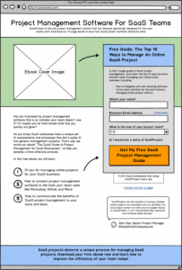 landingpage wireframe