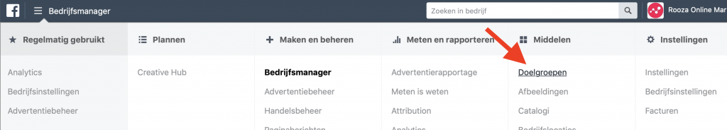 Overlappende doelgroepen in Facebook